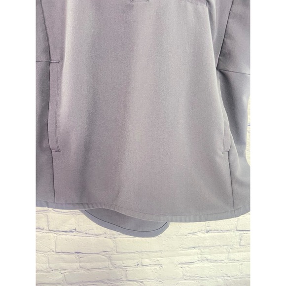 FIGS Technical Collection Graphite Gray Mandarin Collar Scrub Top Womens XS - Picture 6 of 15